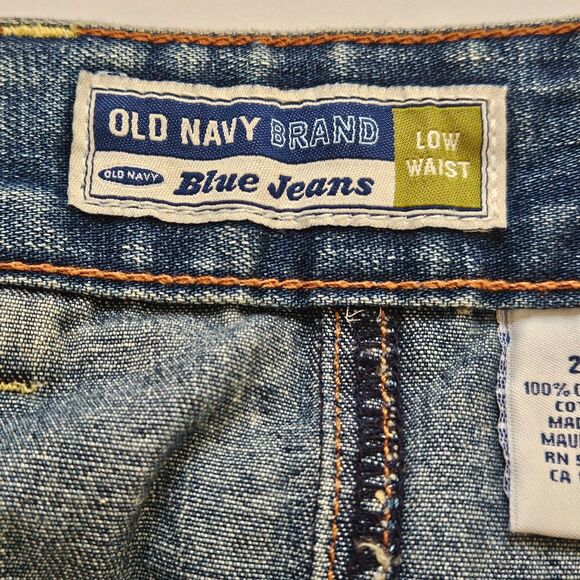 Old Navy Jeans Skirt Womens 20 Plus Size Cotton Denim Pockets W 41" L 20" - Picture 2 of 11